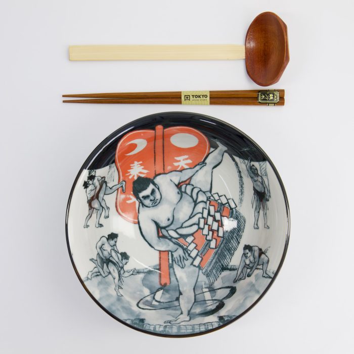 Tokyo Design Studio - Asakusa - Coffret Cadeau Ramen - 3 pièces - 20,5x8cm - 1250ml - Sumo – Image 2