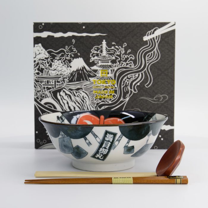 Tokyo Design Studio - Asakusa - Coffret Cadeau Ramen - 3 pièces - 20,5x8cm - 1250ml - Sumo – Image 3
