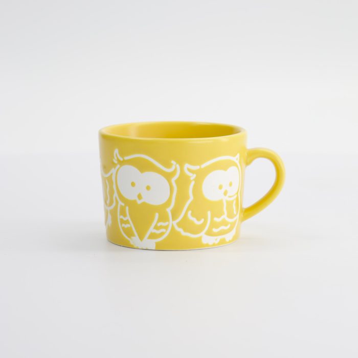 Tokyo Design Studio - Kawaii - Tasse Hibou - Jaune - 8x6cm – Image 2