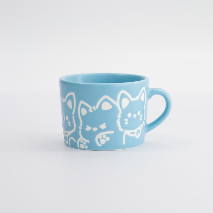 Tokyo Design Studio - Kawaii - Mug - Chien - Bleu - 8x6cm – Image 2