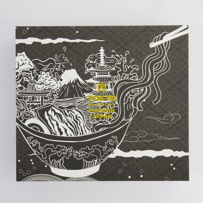 Tokyo Design Studio - Hakeme - Coffret Cadeau Ramen 3 Pièces - Blanc/Marron - Cuillère - 19,5x7,2cm - 900ml – Image 5