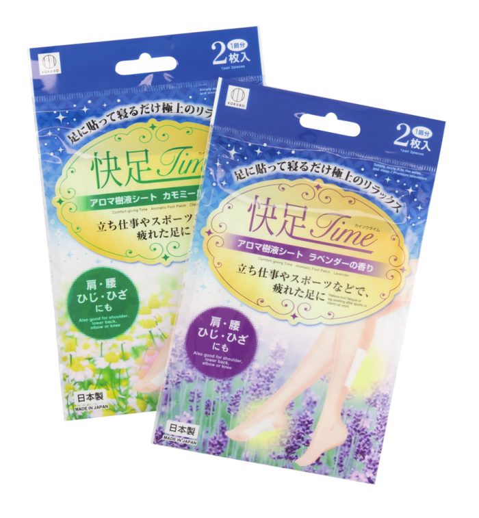 Patchs pour Pieds Japonais - Mixte 6x Lavande, 6x Camomille - 2 Patchs par Paquet