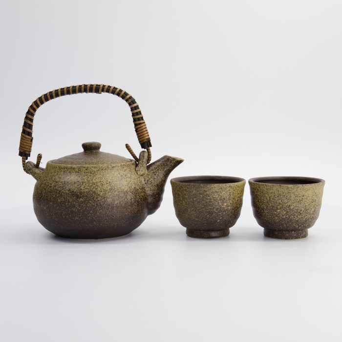 Service à Thé Kinsai Marron - 0.8L - Avec 2 Tasses de 180ml – Image 6