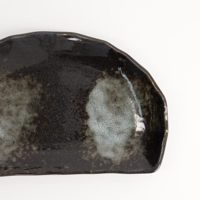 Tokyo Design Studio - Assiette Demi-Lune - 21x13x3.5cm - Noir – Image 4