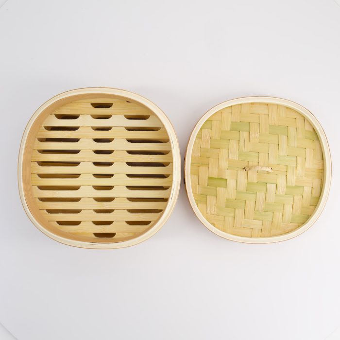 Cuiseur Vapeur Carré Kitchen TDK - 21x21cm - Bambou – Image 5