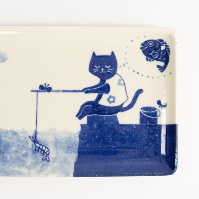 Assiette Chat Neko Maruke - 23.5x12.5x2cm – Image 2