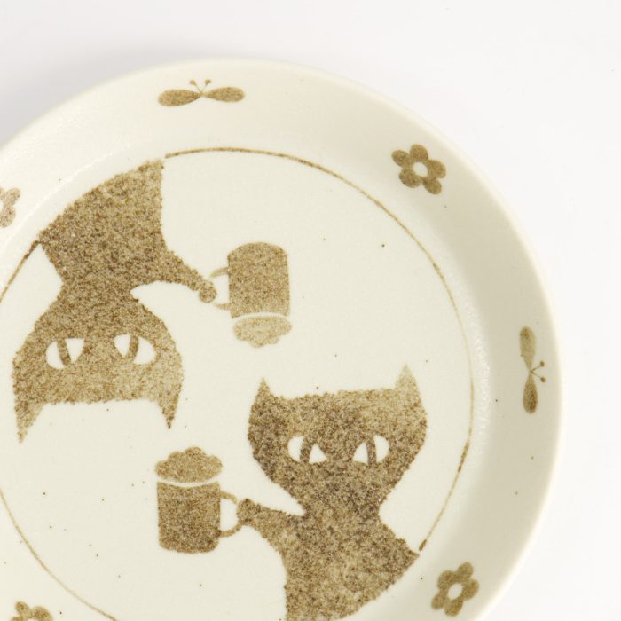 Assiette Chat Neko Maruke - 14.3x2.1cm – Image 2