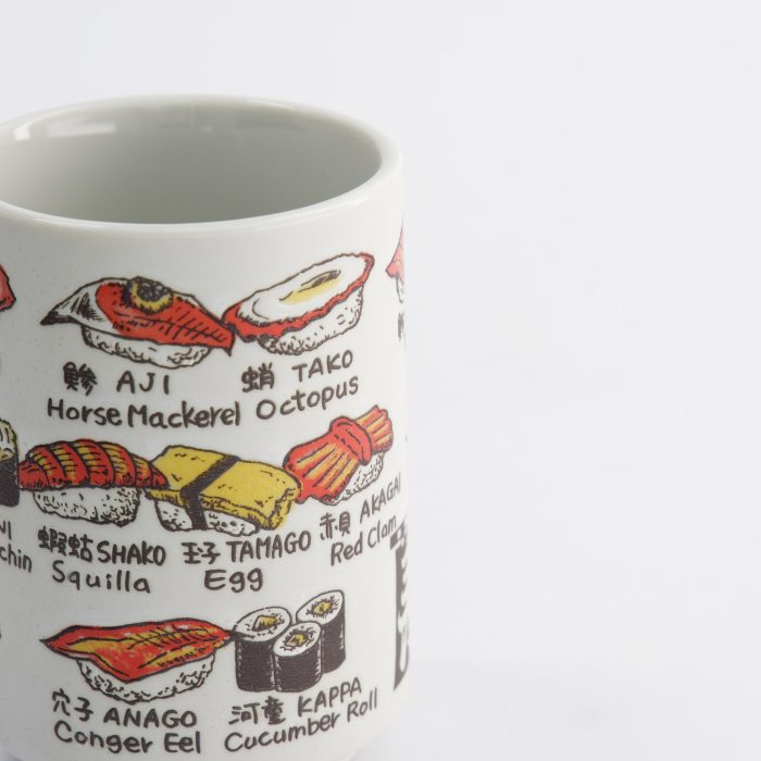Tokyo Design Studio - Tasse Emboss Sushi - 7.2x10.2cm - 260ml – Image 4
