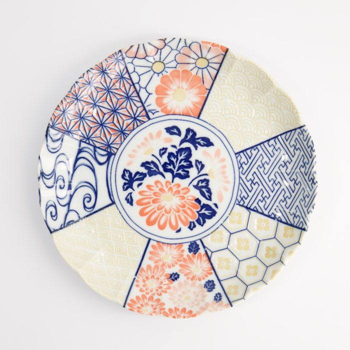 Tokyo Design Studio - Assiette Ronde Mino Shozui - Bleu Marine - 21.1x3cm – Image 2