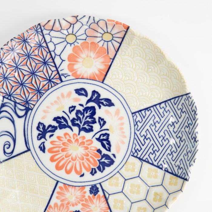 Tokyo Design Studio - Assiette Ronde Mino Shozui - Bleu Marine - 21.1x3cm – Image 4
