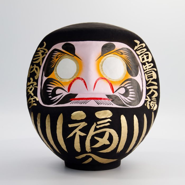 Poupée Daruma Noire - 40 cm – Image 3