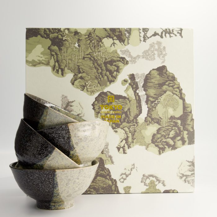 Tokyo Design Studio - Coffret Cadeau Bols Oboro Yamakage - 4 pièces - 16x7.5cm, 600ml – Image 6