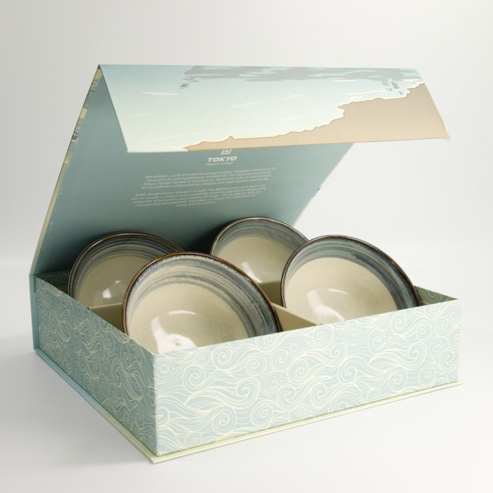 Coffret Cadeau Bols Unkai - 4 pièces - 16x7.58cm - 600ml – Image 3