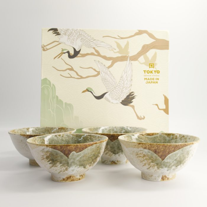 Tokyo Design Studio - Coffret Cadeau Bols Yukishino - 4 pièces - 16x7.5cm - 600ml – Image 4
