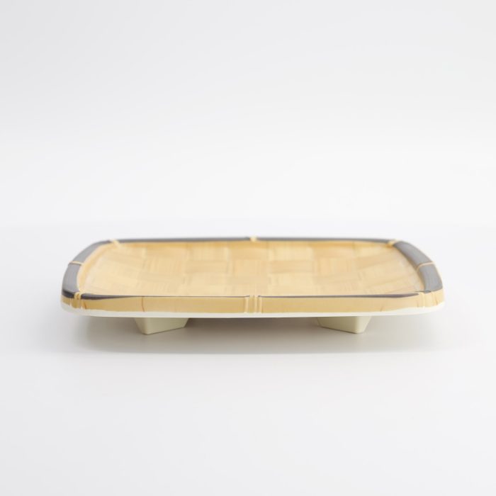 Tokyo Design Studio - Assiette Carrée en Bambou - 19x19x2.6cm – Image 3