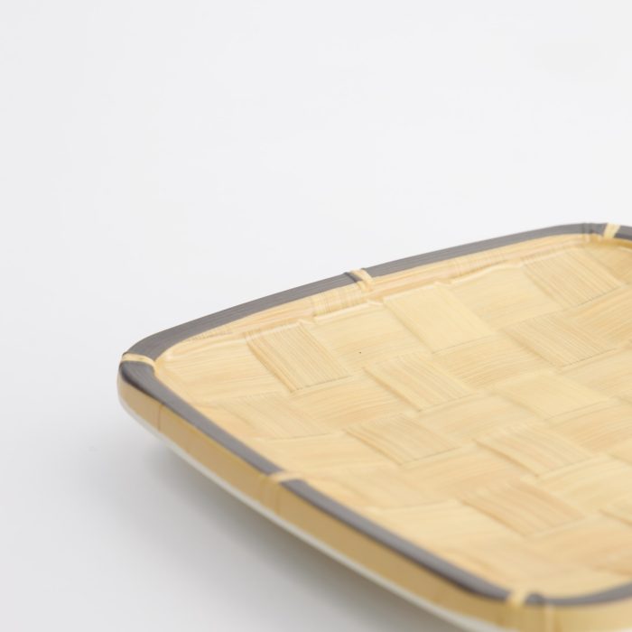 Tokyo Design Studio - Assiette Carrée en Bambou - 19x19x2.6cm – Image 4