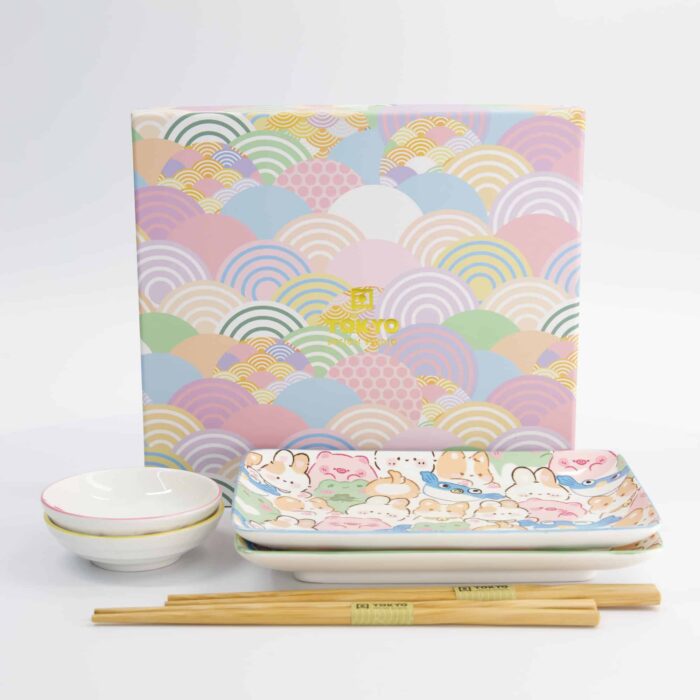 Kawaii - Animaux - Coffret Sushi – 6 pièces