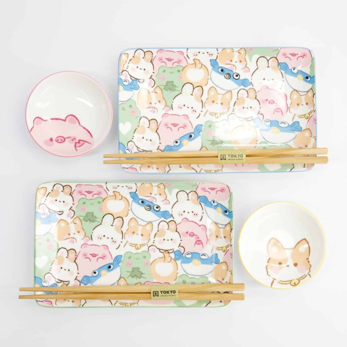 Kawaii - Animaux - Coffret Sushi – 6 pièces – Image 7