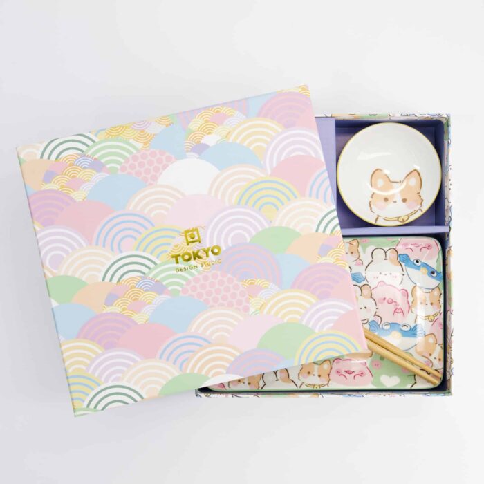 Kawaii - Animaux - Coffret Sushi – 6 pièces – Image 9