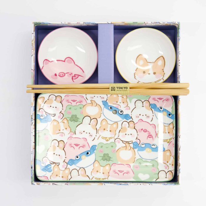 Kawaii - Animaux - Coffret Sushi – 6 pièces – Image 5