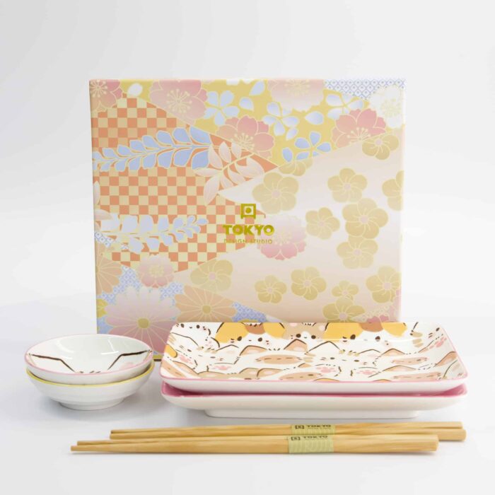 Kawaii - Chat - Coffret Sushi – 6 pièces – Image 4