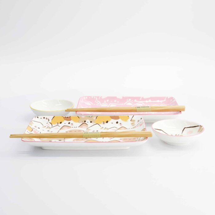 Kawaii - Chat - Coffret Sushi – 6 pièces – Image 5