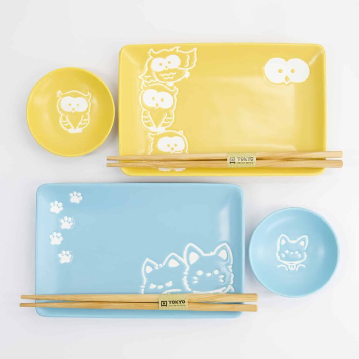 Kawaii - Shiba & Hibou - Coffret Sushi – 6 pièces – Image 7