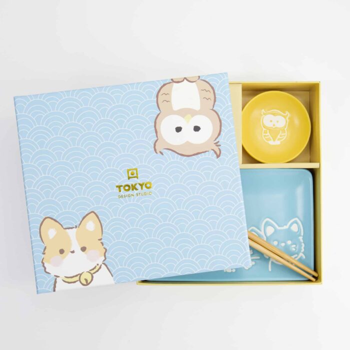 Kawaii - Shiba & Hibou - Coffret Sushi – 6 pièces – Image 8