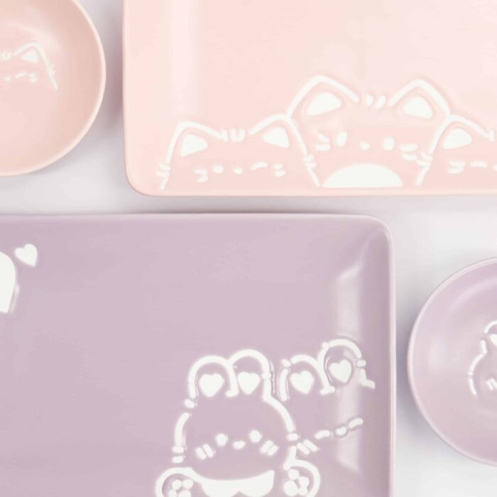 Kawaii - Lapin & Chat - Coffret Sushi – 6 pièces – Image 4