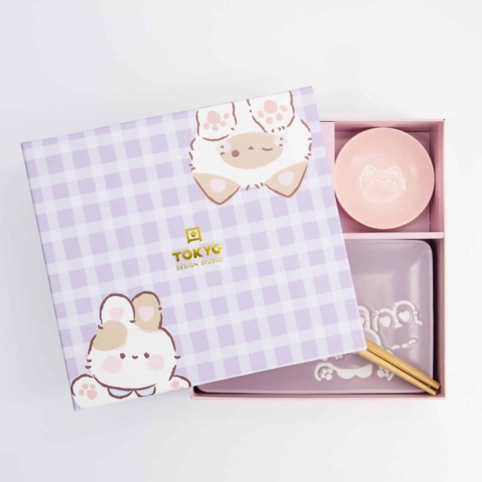 Kawaii - Lapin & Chat - Coffret Sushi – 6 pièces – Image 7
