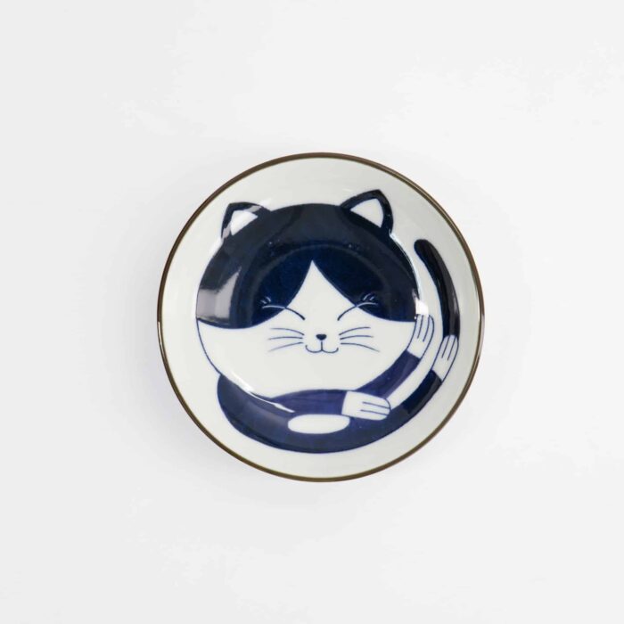 Kawaii - Saucière ronde - Chat Neko - 10,2 x 2,5 cm - 500 ml