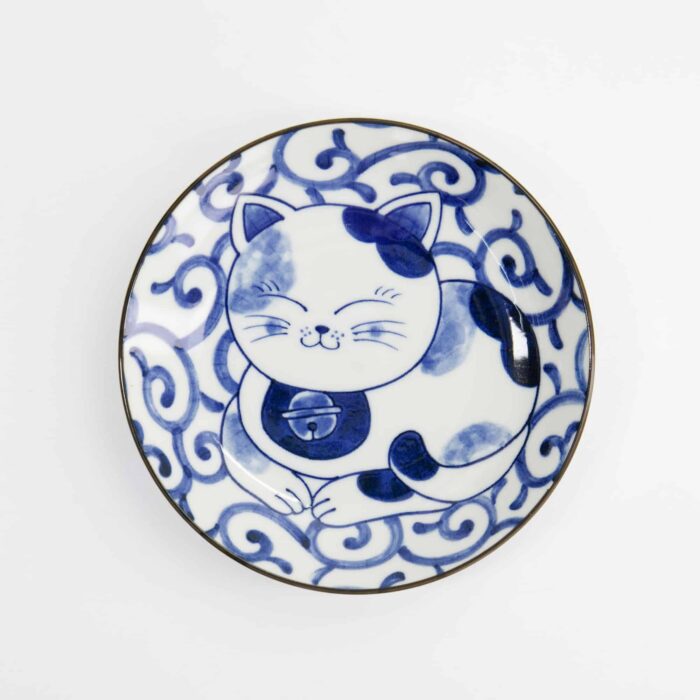Kawaii – Assiette ronde – Chat Neko – 16,7 x 2,8 cm – 500 ml