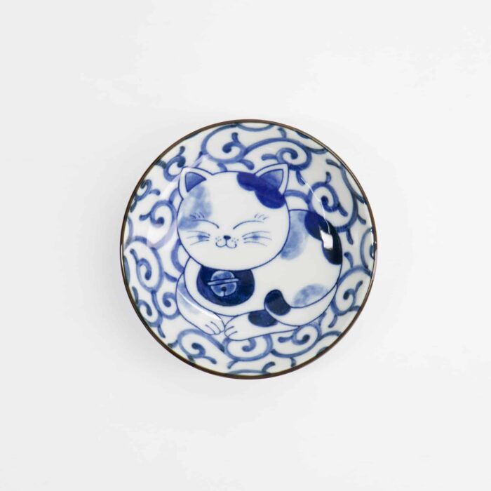 Kawaii - Saucière ronde – Chat Neko – 10,2 x 2,5 cm – 500 ml