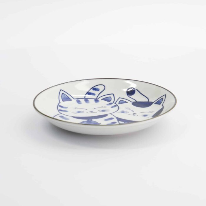 Assiette - Ronde - Kawaii - Chat - Neko - 16,7 x 2,8 cm – Image 2