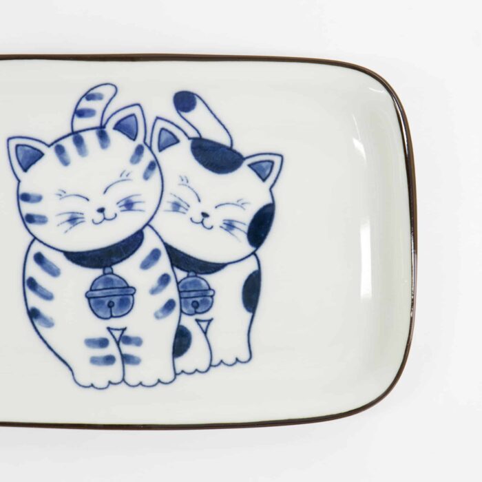 Assiette - Ronde - Kawaii - Chat - Neko - 16,7 x 2,8 cm – Image 2