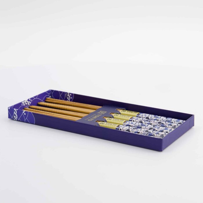 Tokyo Design Studio – Coffret Baguettes – Chat Porte-Bonheur – 5 Paires – Image 5