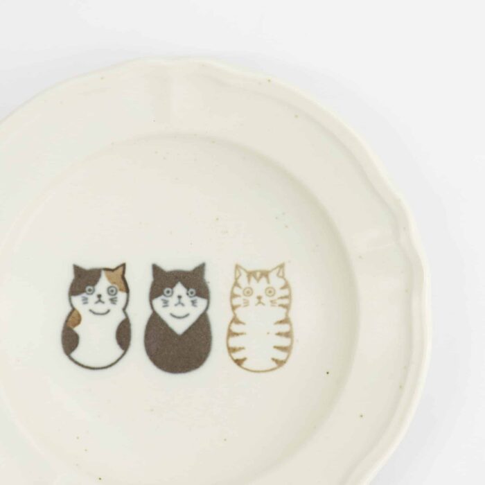 Tokyo Design Studio - Neko Maruke Assiette Chat - Coupelle à Sauce - 16,5x2,8cm – Image 3