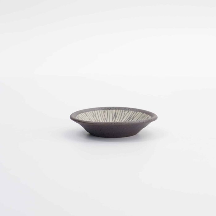 Tokyo Design Studio - Coupelle à Sauce Rayée - Marron - 7,8x1,8cm – Image 3