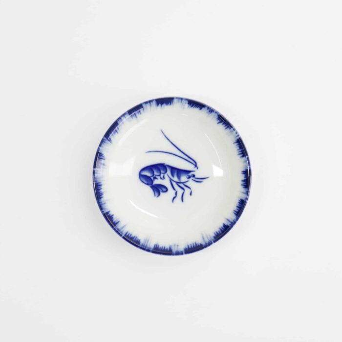 Tokyo Design Studio – Coupelle à Sauce Crevette – Bleu/Blanc – 9x2cm – Image 2