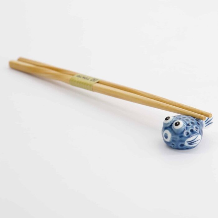 Tokyo Design Studio – Repose-baguettes – Poisson-globe – Bleu – Image 2