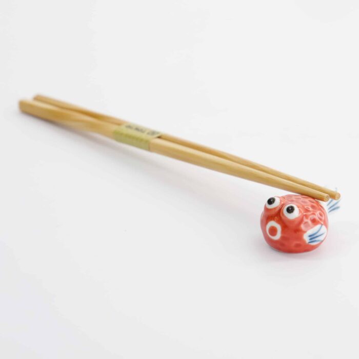 Tokyo Design Studio – Repose-baguettes – Poisson-globe – Rouge – Image 3