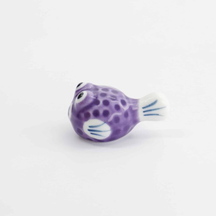 Tokyo Design Studio - Baguettes - Repose-baguettes Poisson-globe - Violet – Image 2