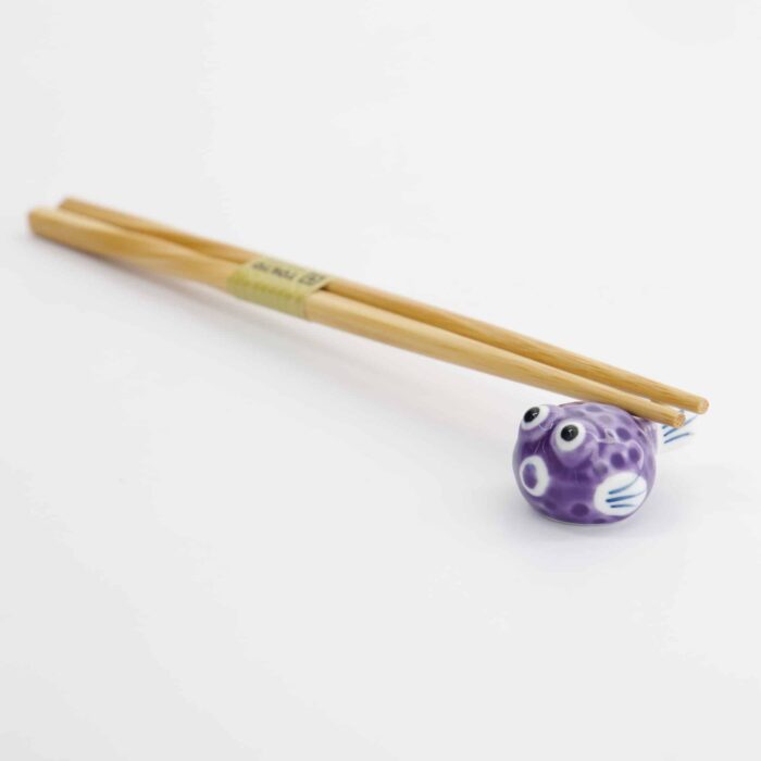Tokyo Design Studio - Baguettes - Repose-baguettes Poisson-globe - Violet – Image 4