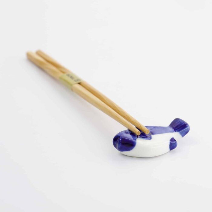 Tokyo Design Studio - Repose-baguettes - Poisson - Bleu/Blanc – Image 4