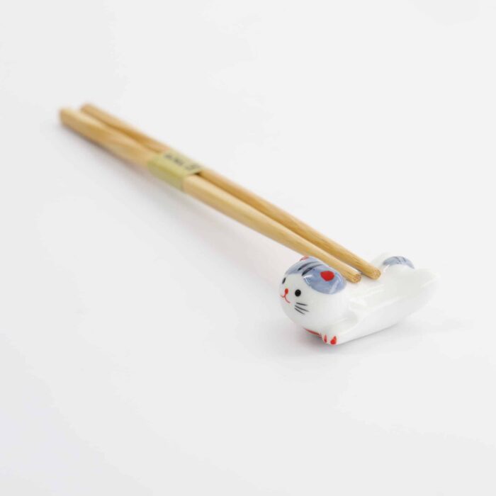 Tokyo Design Studio – Repose-baguettes – Chat – Gris – Image 4