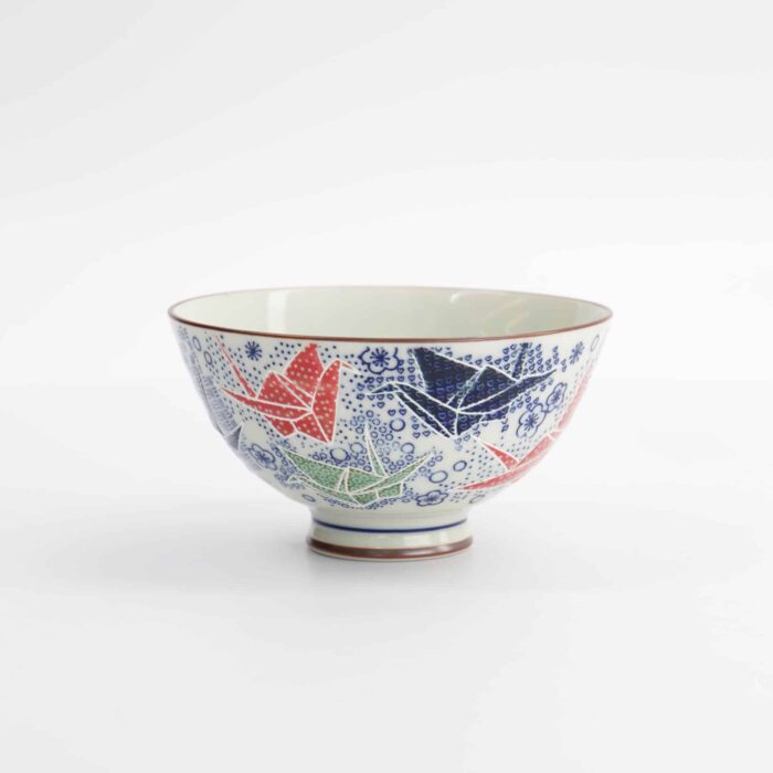Tokyo Design Studio - Kawaii - Bol à Riz - Grue Origami - 11.5x6cm - 300ml - Bleu – Image 3