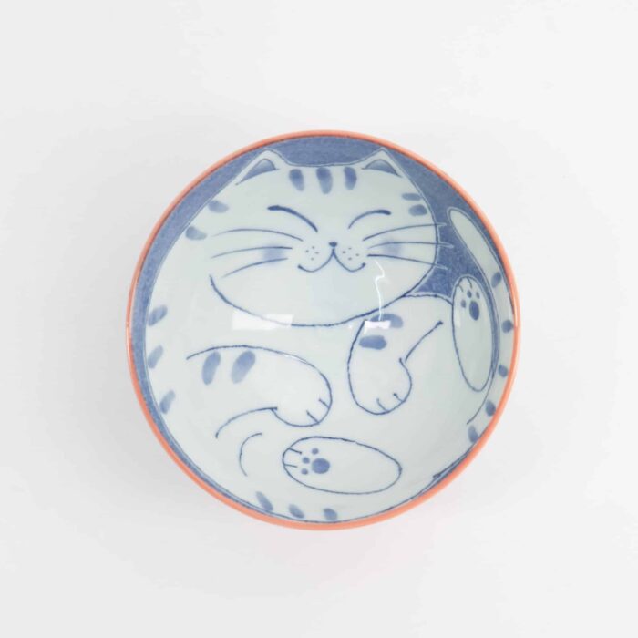 Tokyo Design Studio - Kawaii - Bol à Riz - Chat - 11,5x6cm - 300ml - Rouge – Image 4