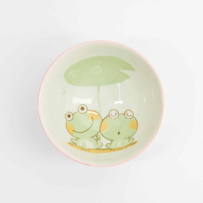 Tokyo Design Studio – Bol à Riz Kawaii – Grenouille – Rose – 11,4x6,2cm – 300ml – Image 2