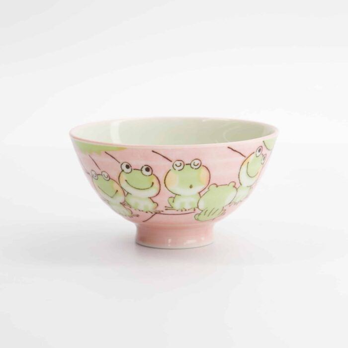 Tokyo Design Studio – Bol à Riz Kawaii – Grenouille – Rose – 11,4x6,2cm – 300ml – Image 4