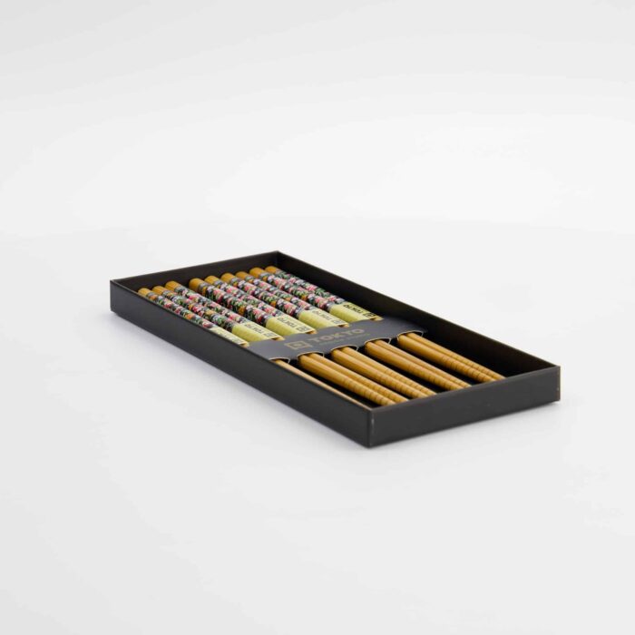 Tokyo Design Studio – Coffret Cadeau Baguettes – 5 paires – Motif Fleurs – Image 5